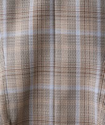 【セットアップ対応商品】チェックペプラムブラウス【Ｌｅｉｌｉａｎ：ＥＺＵＭＩ】