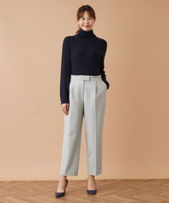 クロップドタックパンツ【ｍｙ　ｐｅｒｆｅｃｔ　ｗａｒｄｒｏｂｅ】