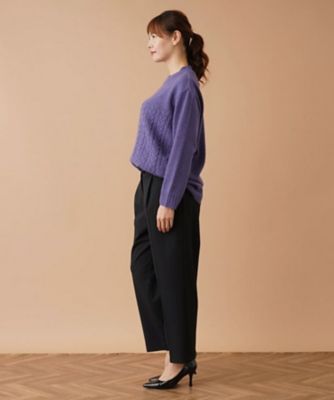 クロップドタックパンツ【ｍｙ　ｐｅｒｆｅｃｔ　ｗａｒｄｒｏｂｅ】