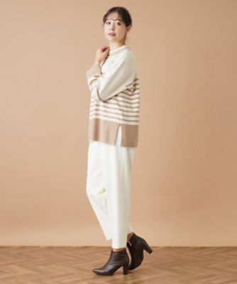 クロップドタックパンツ【ｍｙ　ｐｅｒｆｅｃｔ　ｗａｒｄｒｏｂｅ】