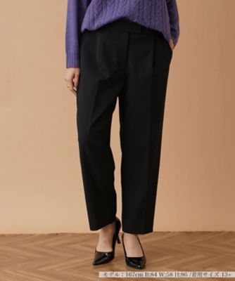 クロップドタックパンツ【my perfect wardrobe