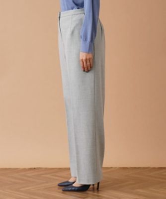 センタープレスワイドパンツ