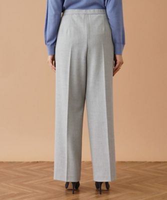 センタープレスワイドパンツ