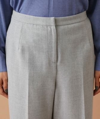 センタープレスワイドパンツ