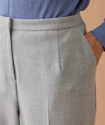 センタープレスワイドパンツ
