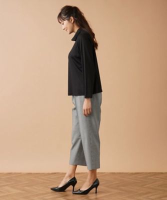 シェパードチェッククロップドパンツ
