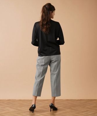 シェパードチェッククロップドパンツ