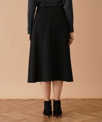 二重織りフレアスカート