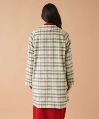 チェックテーラードコート【ＲＯＣＨＡＳ　Ｐｒｅｍｉｅｒｅ】