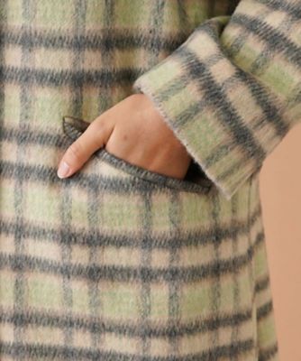 チェックテーラードコート【ＲＯＣＨＡＳ　Ｐｒｅｍｉｅｒｅ】