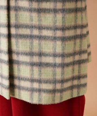 チェックテーラードコート【ＲＯＣＨＡＳ　Ｐｒｅｍｉｅｒｅ】