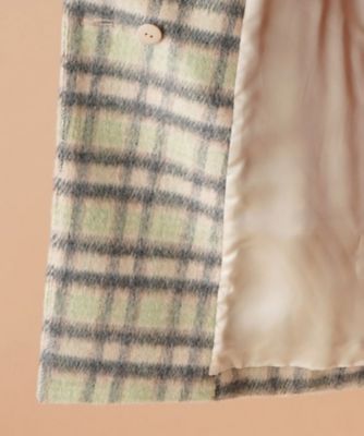 チェックテーラードコート【ＲＯＣＨＡＳ　Ｐｒｅｍｉｅｒｅ】