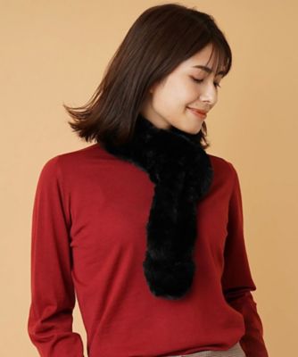 ＜Leilian plus house (Women/大きいサイズ)＞フェイクファーマフラー