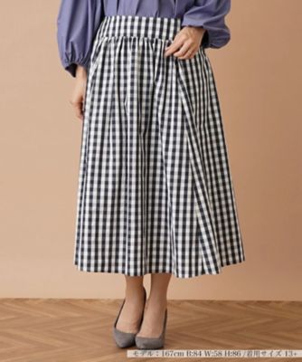 ＜Leilian plus house (Women/大きいサイズ)＞スカート【ＮＥＭＩＫＡ】