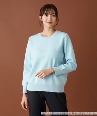 ＜Leilian plus house (Women/大きいサイズ)＞クルーネックニットプルオーバー【ＲＯＣＨＡＳ　Ｐｒｅｍｉｅｒｅ】