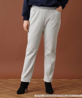 店舗人気】ジャージーテーパードパンツ | Leilian plus house