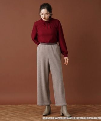 セミワイドウエストゴムパンツ