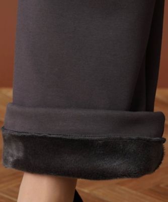 ウエストゴムストレートパンツ