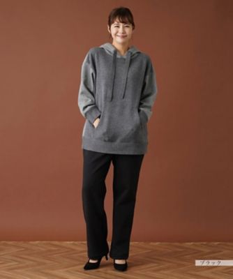 ウエストゴムストレートパンツ