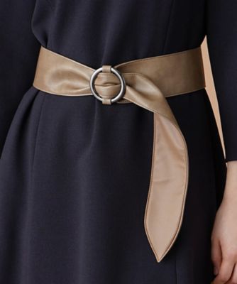 ＜Leilian plus house (Women/大きいサイズ)＞フェイクレザーサッシュベルト