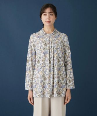 極美品⁂ラルフローレン⁂ボウタイブラウス　花柄　総柄　ボタニカル　2024ss 極美品⁂ラルフローレン⁂ボウタイブラウス 花柄 総柄 ボタニカル