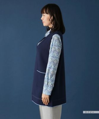 ダブルフェイスニットベスト