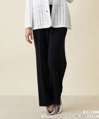 ＜Leilian plus house (Women/大きいサイズ)＞センタープレスパンツ