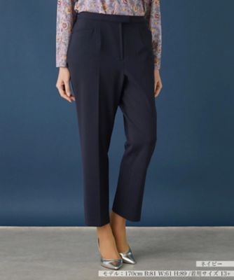 Leilian plus house (Women/大きいサイズ)/レリアン　プラスハウス 【店舗人気】【はっ水】ストレッチクロップドパンツ