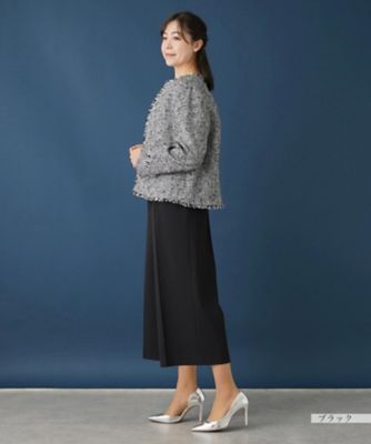 【はっ水】ワイドクロップドパンツ