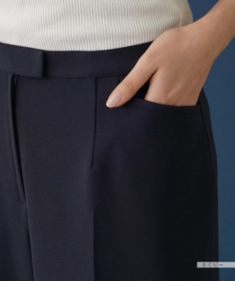 【はっ水】ワイドクロップドパンツ