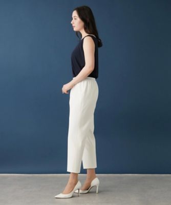 【はっ水】【店舗人気】ラメゴムクロップドパンツ