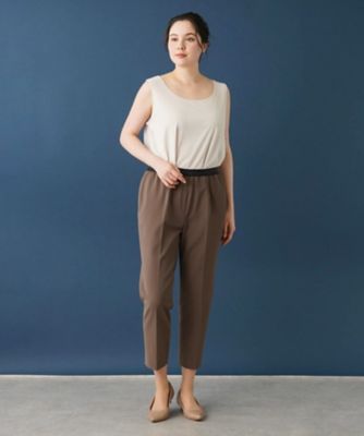 【はっ水】【店舗人気】ラメゴムクロップドパンツ