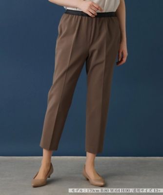【はっ水】【店舗人気】ラメゴムクロップドパンツ