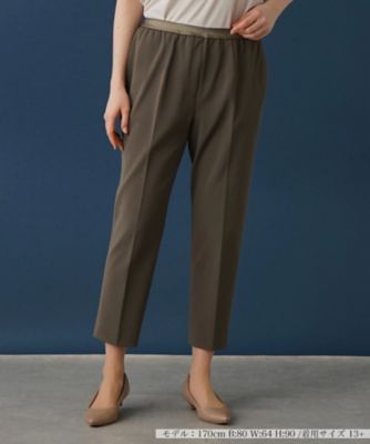 【はっ水】【店舗人気】ラメゴムクロップドパンツ