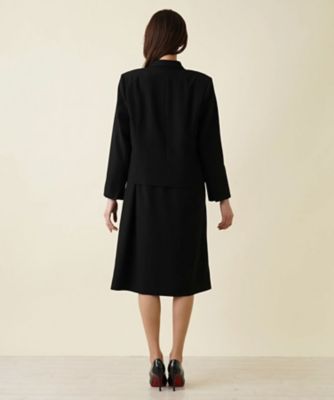 レリアン フォーマルワンピース黒 大きいサイズ フォーマルワンピース【Leilian WHITE LABEL】|レリアン