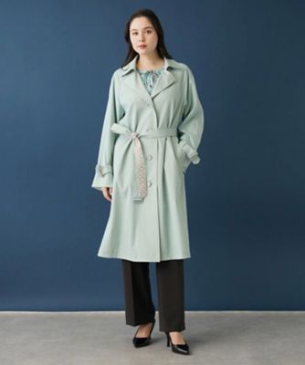若者の大愛商品 セレモニー】シングルトレンチコート | Leilian plus house ジャケット・アウター