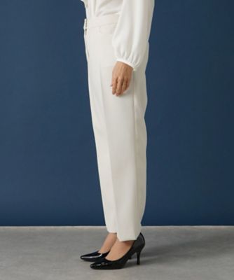 ストレッチテーパードパンツ【Ｌｅｉｌｉａｎ　ＷＨＩＴＥ　ＬＡＢＥＬ】