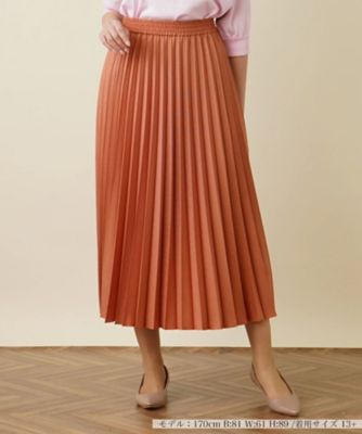 Leilian plus house (Women/大きいサイズ)/レリアン　プラスハウス アコーディオンプリーツスカート【THE NEW】