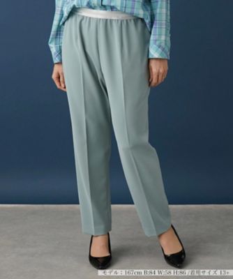 ＜Leilian plus house (Women/大きいサイズ)＞イージークロップドパンツ