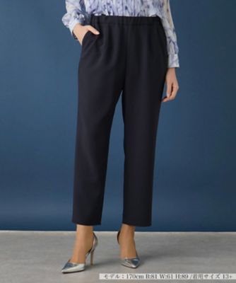 ＜Leilian plus house (Women/大きいサイズ)＞テーパードクロップドパンツ【プラス企画】