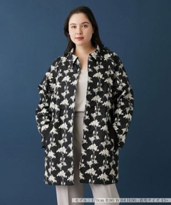 ＜Leilian plus house (Women/大きいサイズ)＞ステンカラーコート【ＲＯＣＨＡＳ　Ｐｒｅｍｉｅｒｅ】