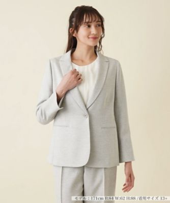 ＜Leilian plus house (Women/大きいサイズ)＞テーラードジャケット【ＲＯＣＨＡＳ　Ｐｒｅｍｉｅｒｅ】