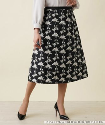 ＜Leilian plus house (Women/大きいサイズ)＞ミディ丈スカート【ＲＯＣＨＡＳ　Ｐｒｅｍｉｅｒｅ】
