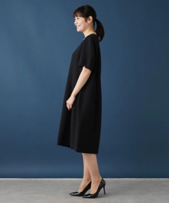 ✨極美品✨【レリアン】大きいサイズ　レリアンプラス　ワンピース　17号　ブラック サックワンピース | Leilian plus house (Women/大きいサイズ