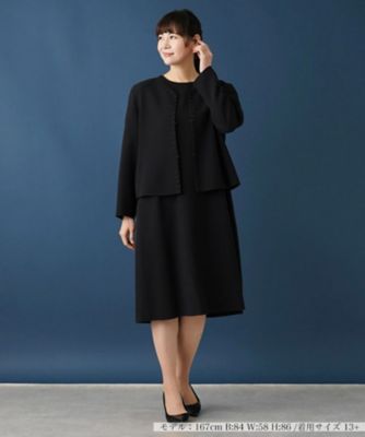 ノーカラージャケット | Leilian plus house (Women/大きい