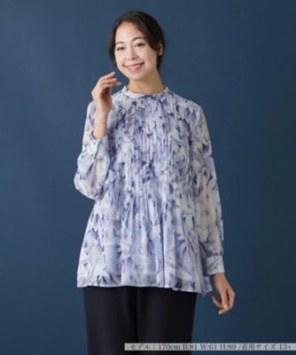 ＜Leilian plus house (Women/大きいサイズ)＞シフォンブラウス