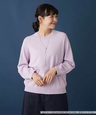 Leilian plus house (Women/大きいサイズ)/レリアン　プラスハウス 【洗える】洗えるプルオーバーニット