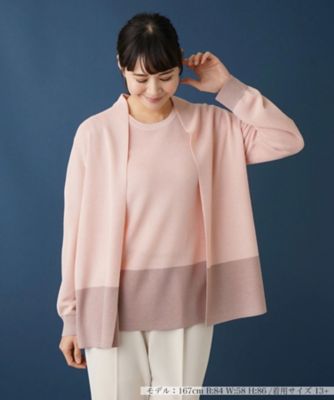 トッパーカーディガン | Leilian plus house (Women/大きい