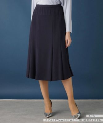 Leilian plus house (Women/大きいサイズ)/レリアン　プラスハウス 無地フレアスカート