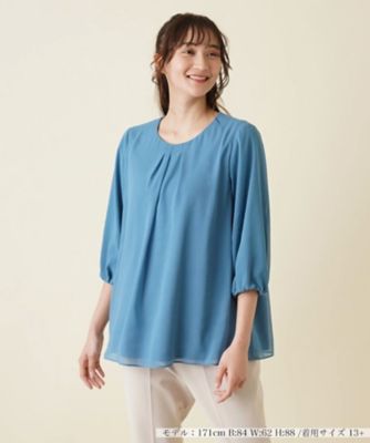 ＜Leilian plus house (Women/大きいサイズ)＞オーバーブラウス【プラス企画】